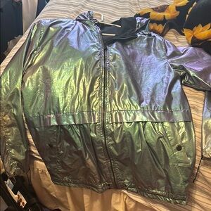 Iridescent Windbreaker Jacket